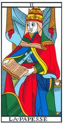 carte tarot papesse vincent beckers